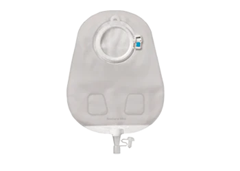 Sensura Mio Click Two-Piece Urostomy Pouch, Opaque 10-1/4" (26cm), Flange 2" (50mm) - Box of 10