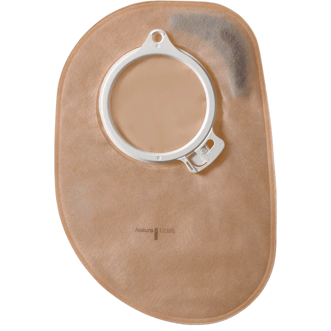 Assura Two-Piece Closed Pouch, Transparent 8-1/2" (22cm), Flange 2" (50mm) - Box of 30