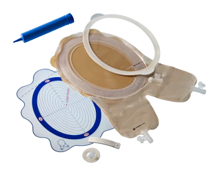 Fistula & Wound Management System, 4-1/8" - 6-1/4" (10.4cm - 15.9cm) - Box of 6