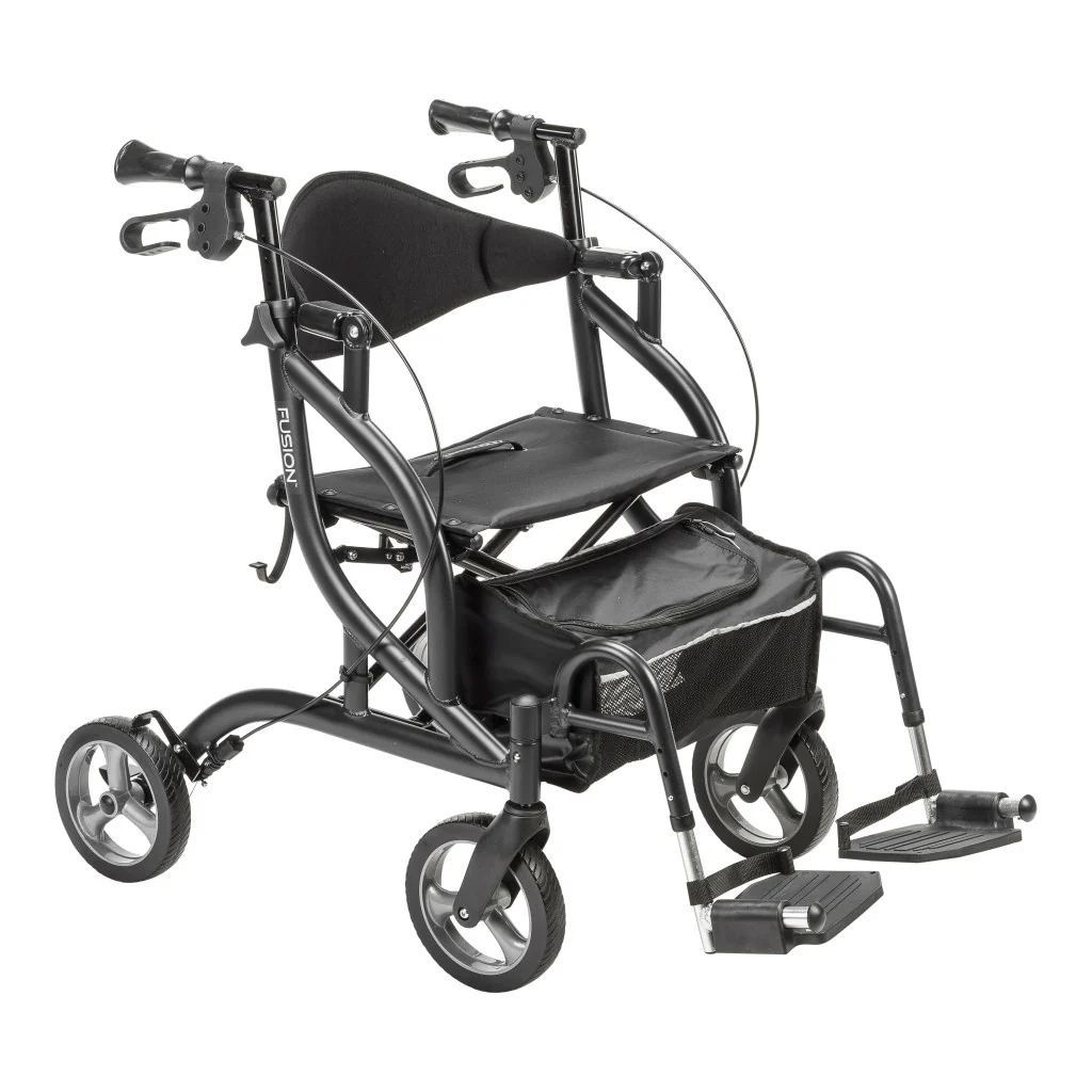 Airgo Fusion 2 in 1 Folding Rollator and Transport Chair - Image 11