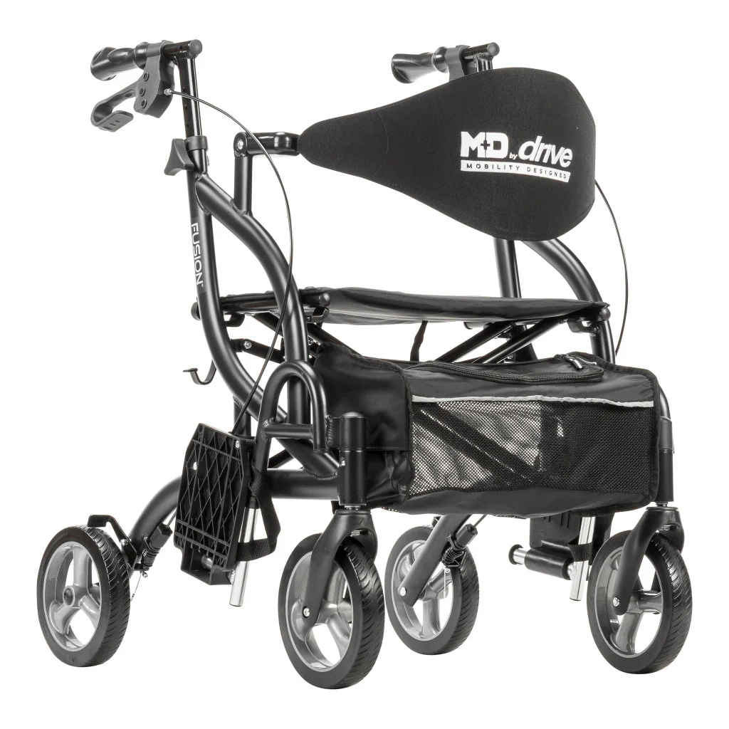 Airgo Fusion 2 in 1 Folding Rollator and Transport Chair - Image 12