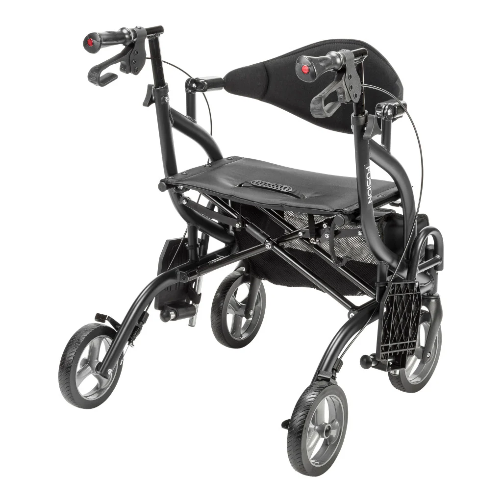 Airgo Fusion 2 in 1 Folding Rollator and Transport Chair - Image 14