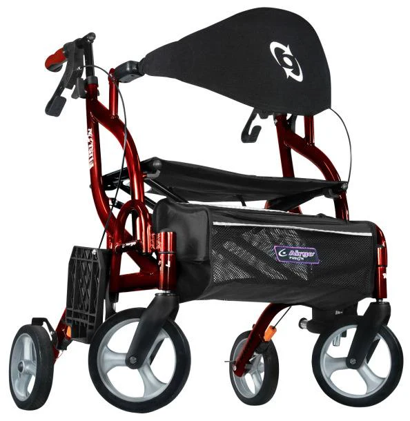 Airgo Fusion 2 in 1 Folding Rollator and Transport Chair - Image 2