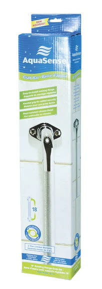Aquasense Knurled Chrome Grab Bars - Image 3