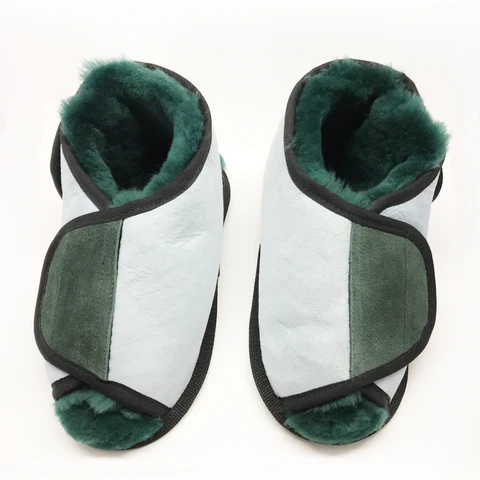 Pressure Care Slippers, Open Toe with rubber sole - Image 2