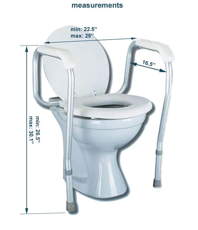 Aluminum Toilet Safety Frame - Image 2
