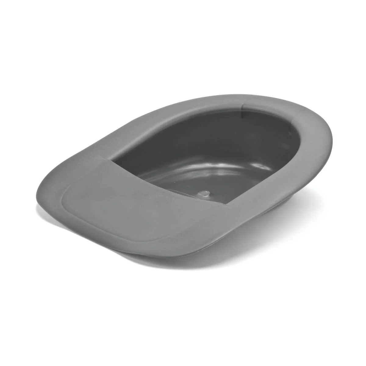GREY PLASTIC MEGA PAN BARIATRIC BEDPAN