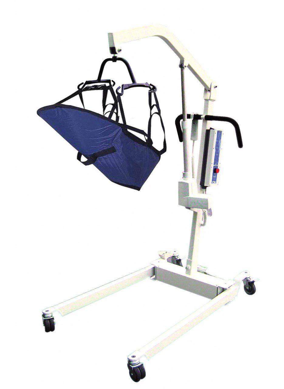Bariatric Electric Patient Lift with Rechargeable Battery and Six Point Cradle