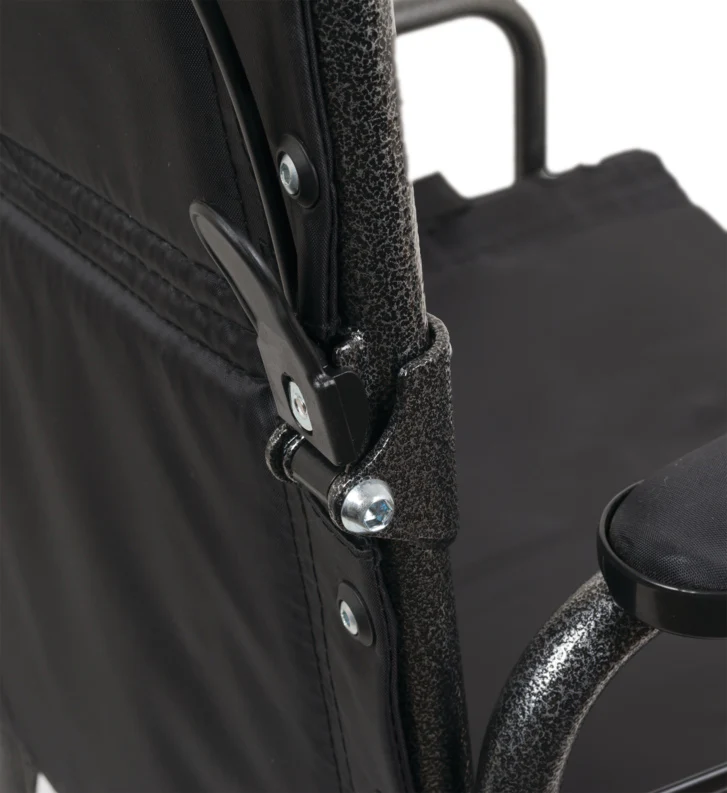 Bariatric Steel Transport Chair 22" - Image 4