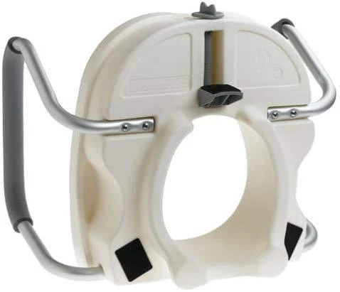 E-Z Lock Locking Raised Toilet Seat with Armrests - Image 5