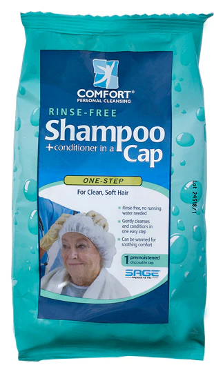 Comfort Rinse-Free Shampoo Caps