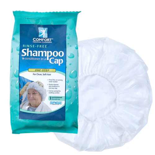 Comfort Rinse-Free Shampoo Caps - Image 2