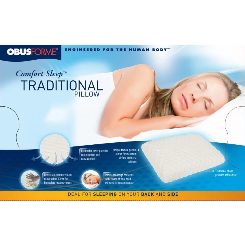 Comfort Sleep Traditional Pillow - Image 2