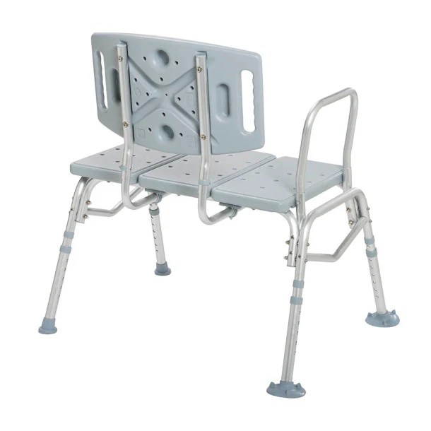 Bariatric Transfer Bench with Removable Back & Arm - Image 2