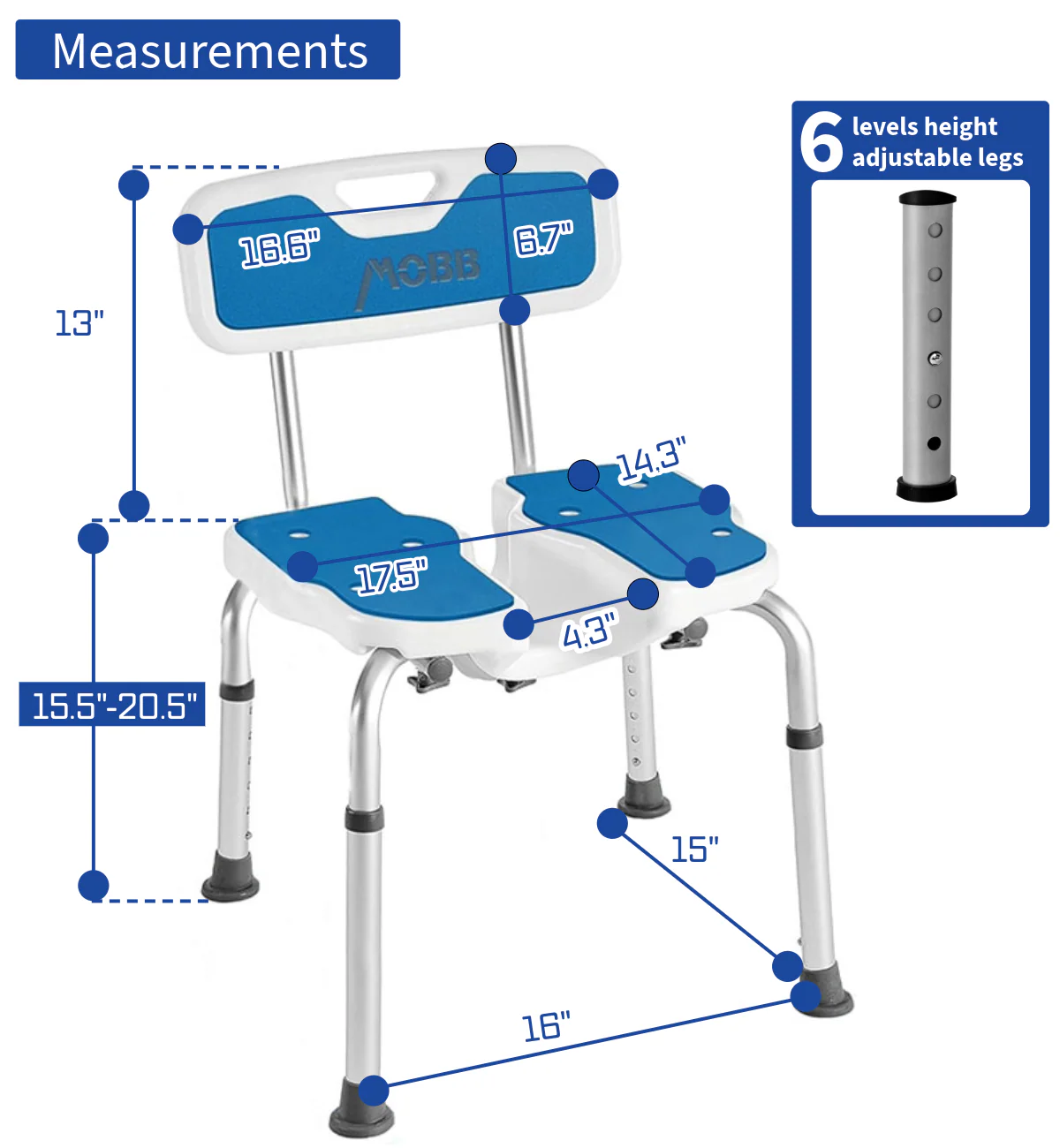 Easy Clean Bath Chair - Image 3