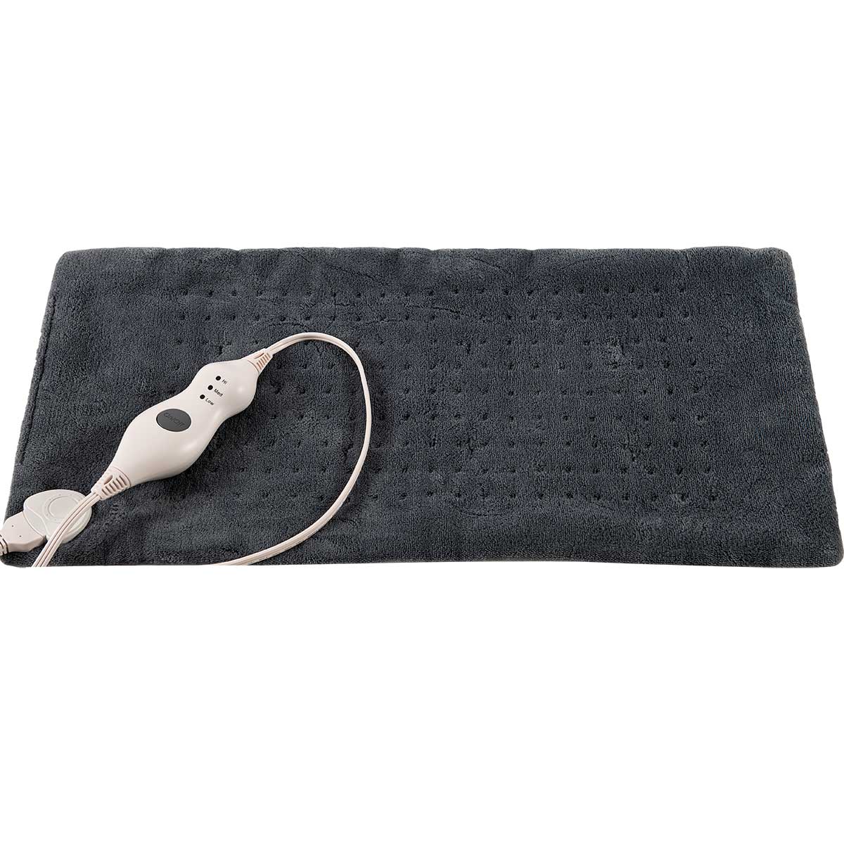 Electric Heating Pad Regular Size Grey 12"x24"