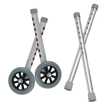 Extended Height 5" Walker Wheels and Legs Combo Pack 10108WC