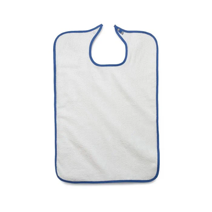 Feeding Bib with Snap Closure