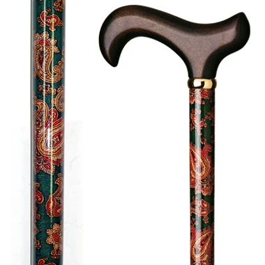 Floral Wood Cane - Image 2