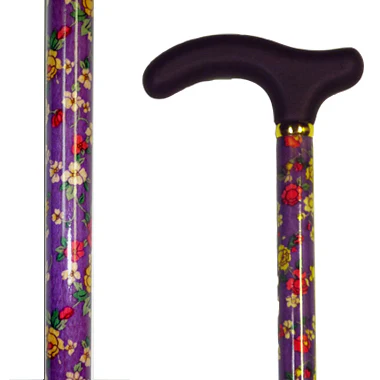 Floral Wood Cane - Image 4