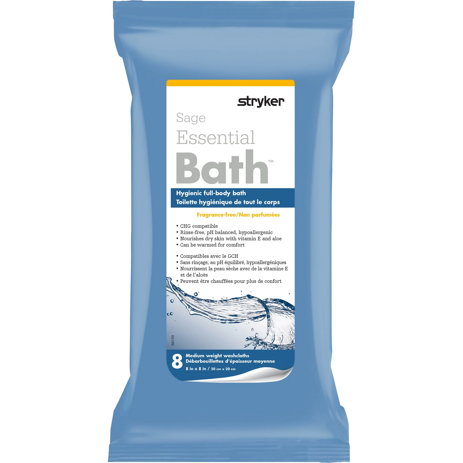 Essential Bath Full-Body Fragrance Free Washcloth