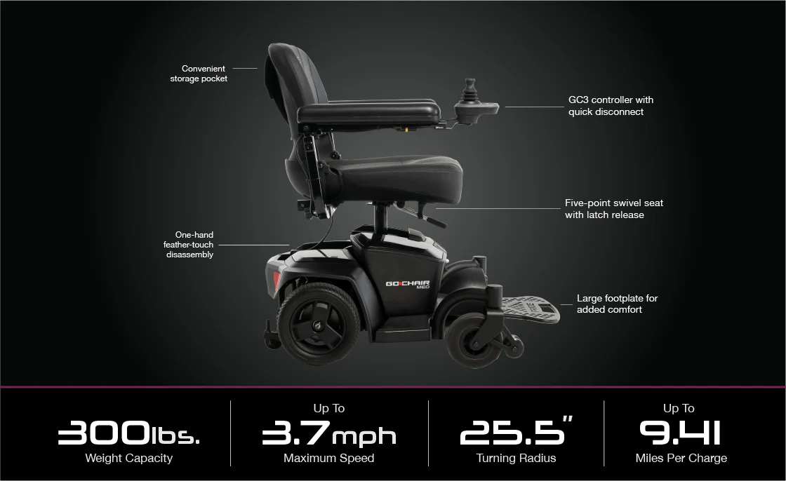 Go Chair MED Power Chair - Image 3