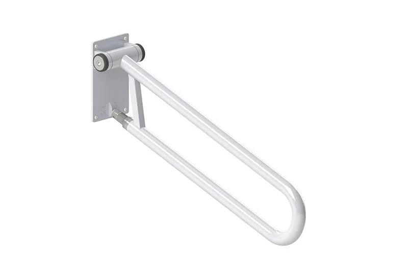 P.T. Rail Angled Powder Coat White 32"