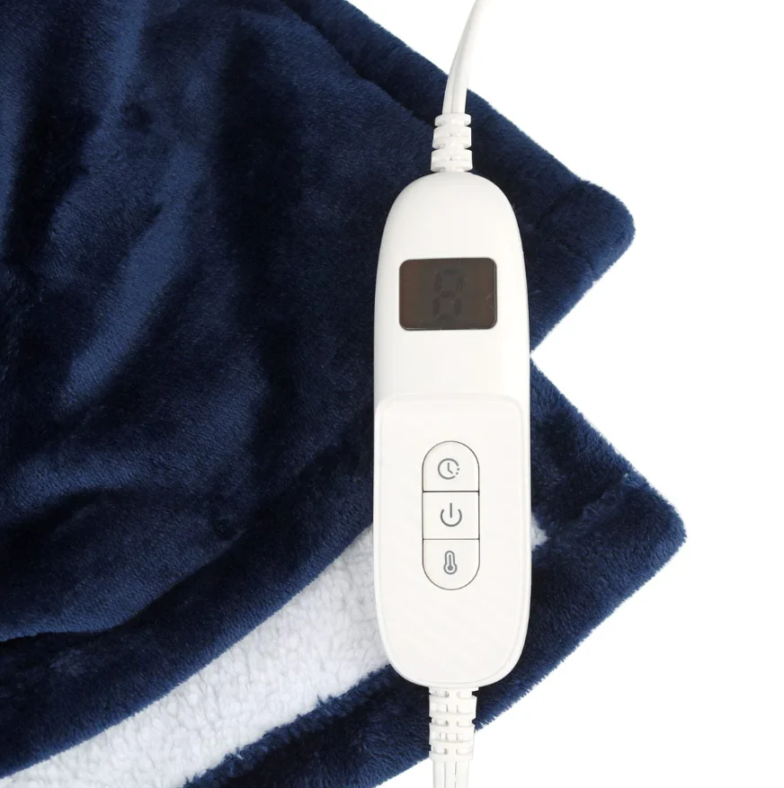 Heated Sherpa Throw Blanket - Image 3