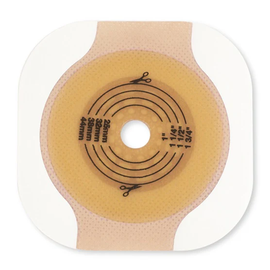 New Image Flat CeraPlus Skin Barrier, CTF Stoma up to 1-1/4" (32mm) Flange 1-3/4" (44mm) - Box of 5 - Image 2
