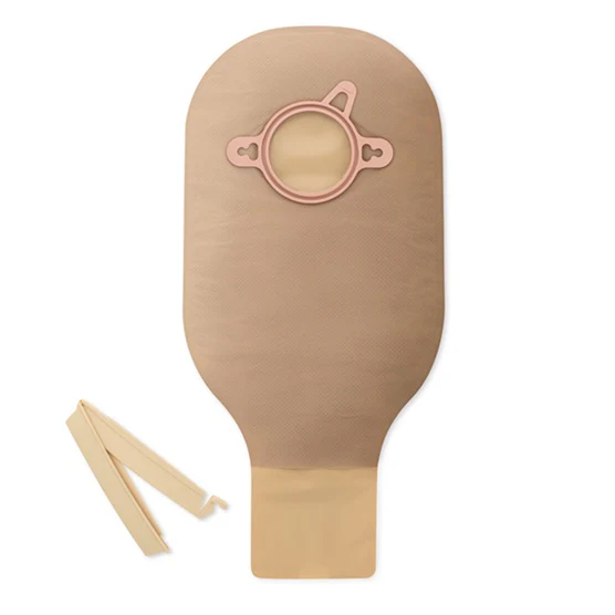 New Image Clamp Closure Pouch Beige (Green)