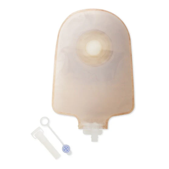 Premier One-Piece Urostomy Pouch Convex Flextend Barrier, Pre-Cut Stoma Opening 5/8" (16mm), Beige - Image 2