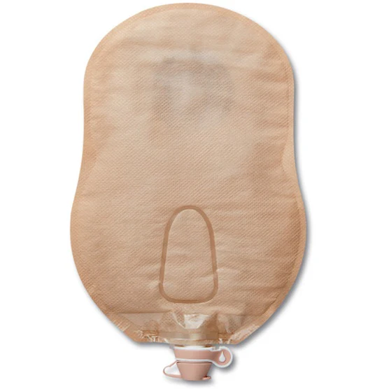 Premier One-Piece Urostomy Pouch Convex Flextend Barrier, Pre-Cut Stoma Opening 1-1/8" (29mm), Beige 9" (23cm) - Image 2