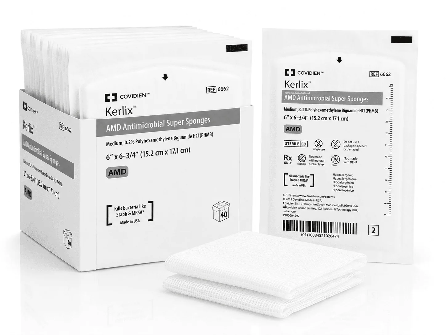 Kerlix AMD Antimicrobial Super Sponge