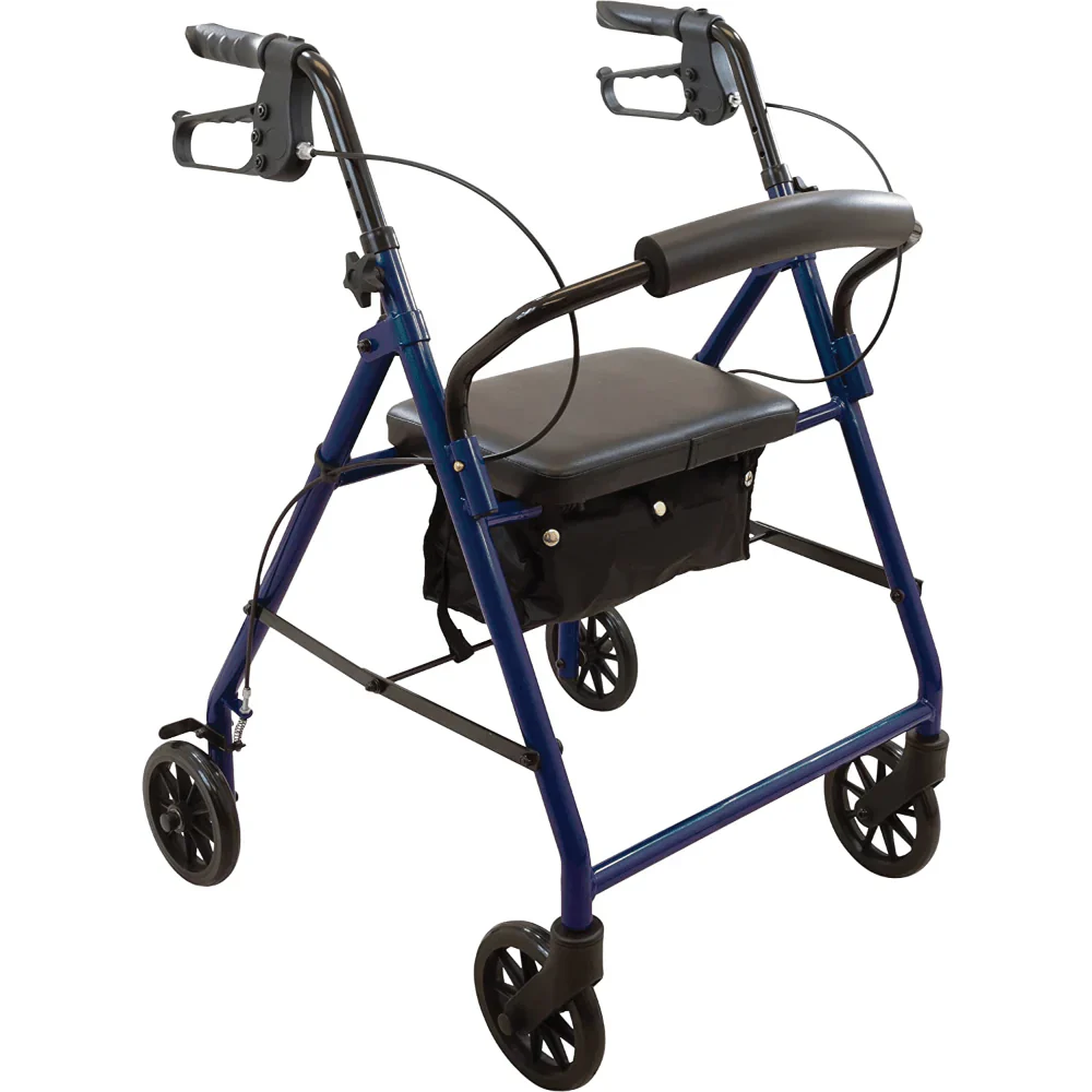 Knocked-Down Steel Rollator 6" - Image 3