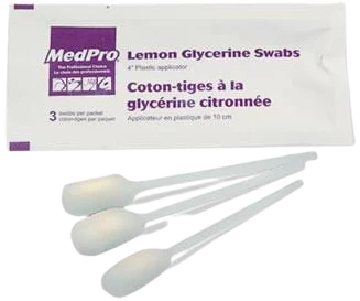 LEMON GLYCERINE SWABS (3 SWABS/PACK)