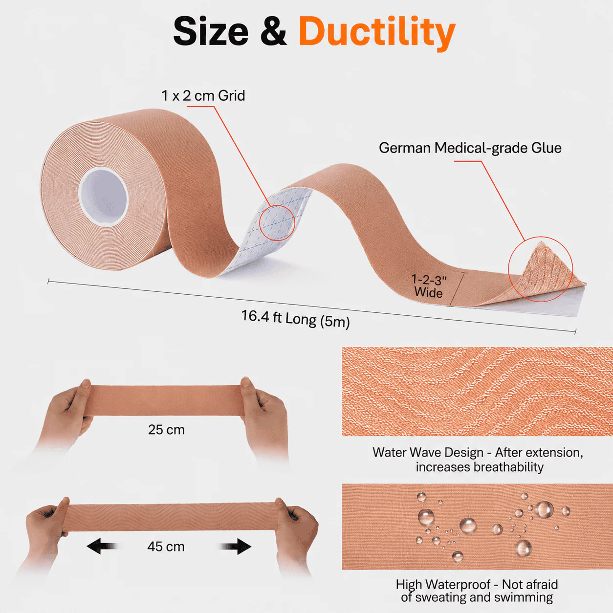 Leukotape K Therapeutic Kinesiology Tape - Image 13