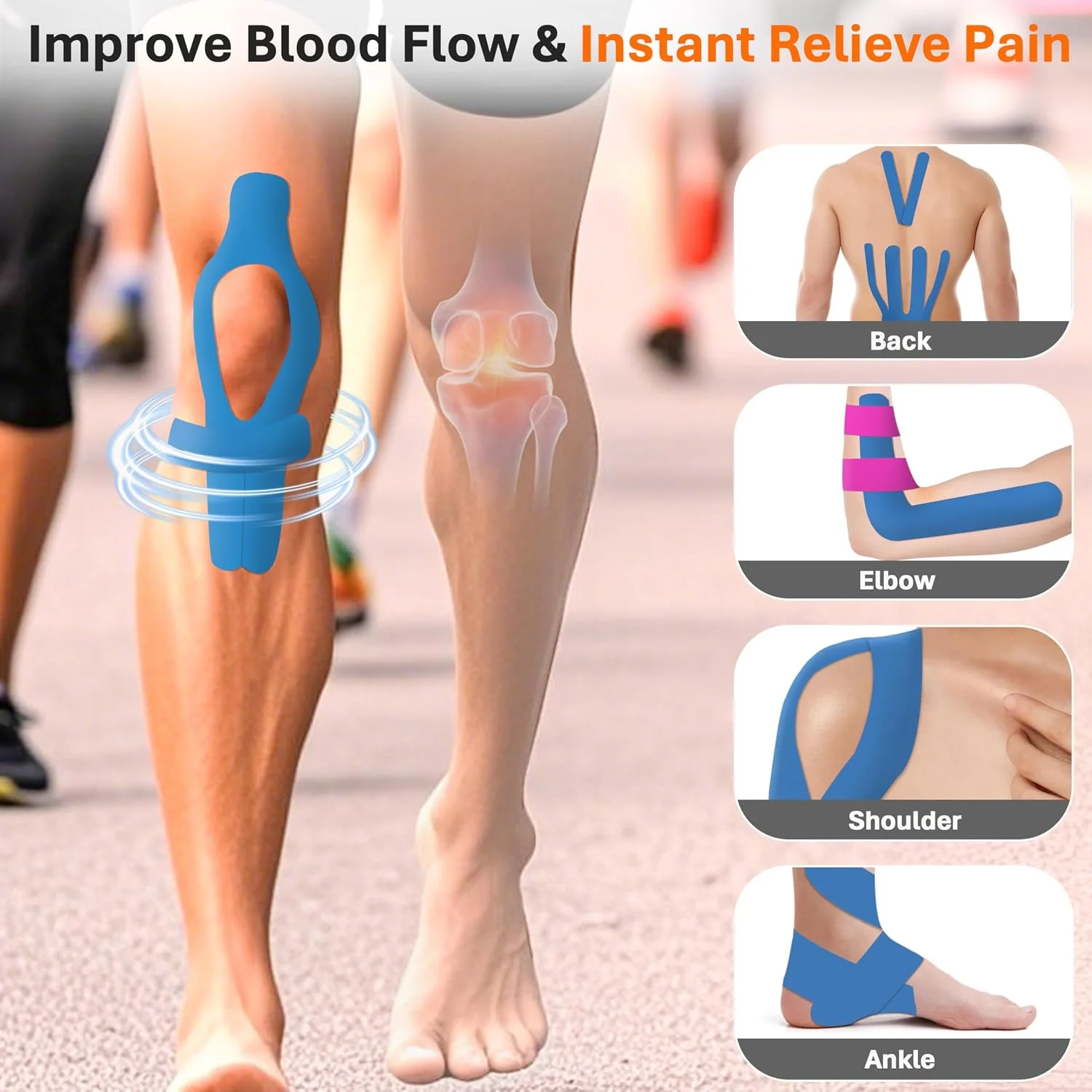 Leukotape K Therapeutic Kinesiology Tape - Image 15