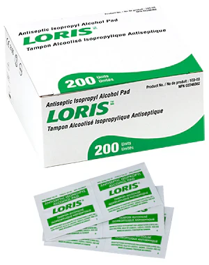 Antiseptic Isopropyl Alcohol Pads (100/Box)