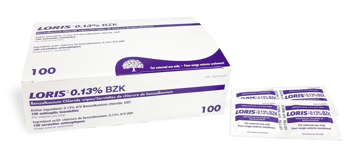 Benzalkonium Chloride Wipes (Box of 100) - Image 2
