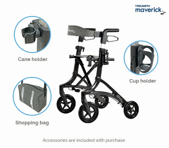 Maverick Lightweight Rollator - Image 9