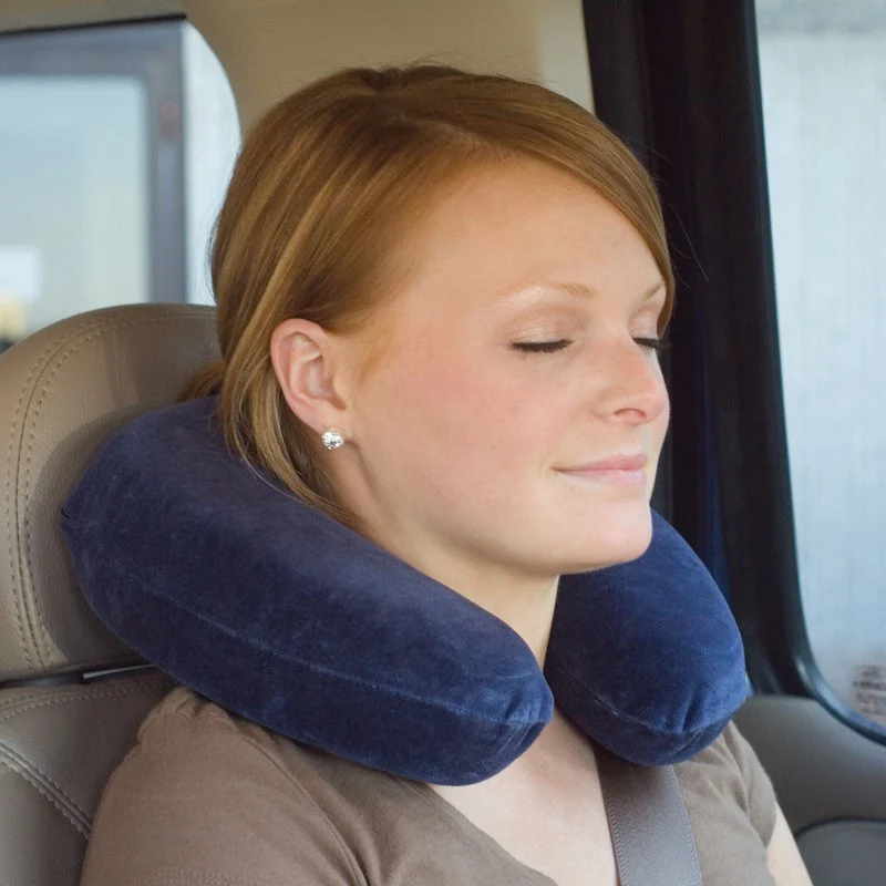 Memory Foam Travel Neck Pillow - Image 2