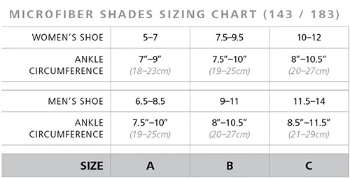 Mens Microfiber Shades Knee High 15-20mmHg - Image 11