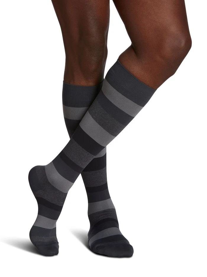 Mens Microfiber Shades Knee High 15-20mmHg - Image 3