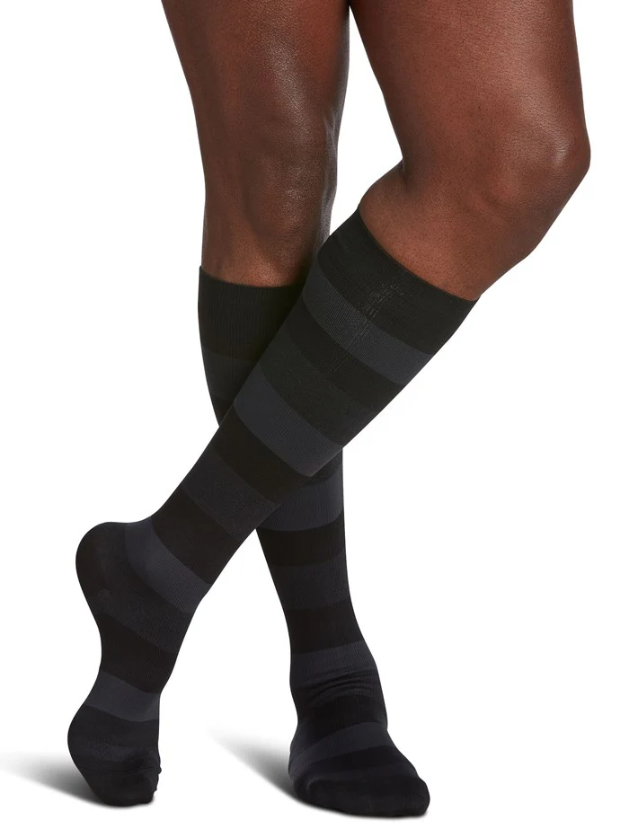 Mens Microfiber Shades Knee High 15-20mmHg - Image 4