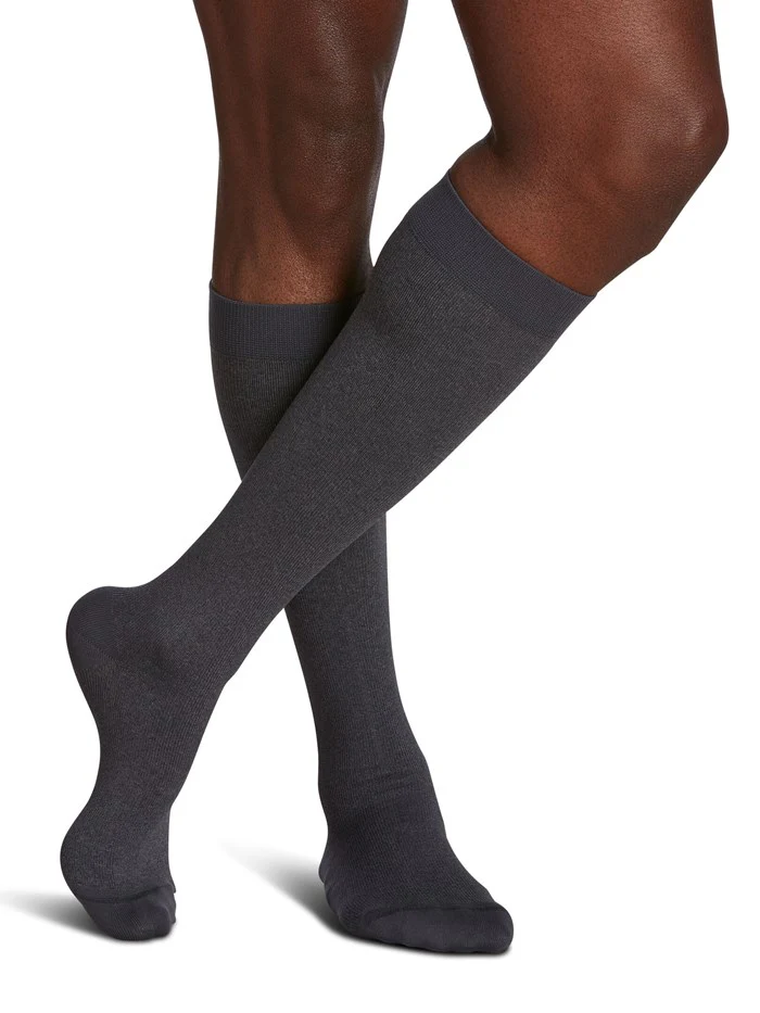 Mens Microfiber Shades Knee High 15-20mmHg - Image 5