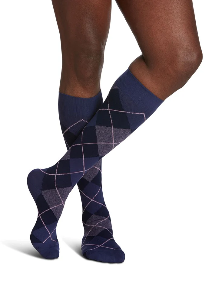 Mens Microfiber Shades Knee High 15-20mmHg - Image 7