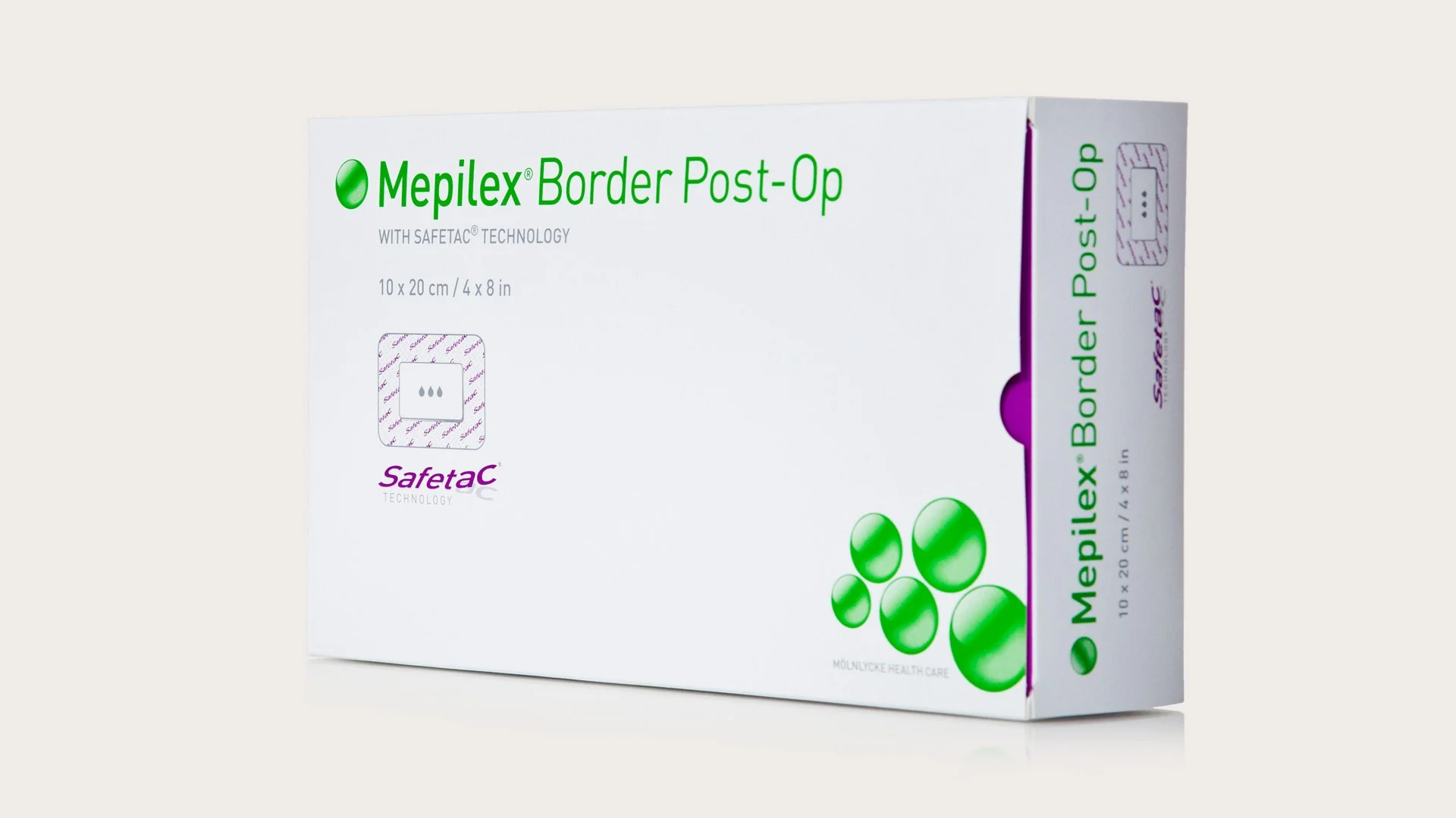 Mepilex Border Post-Op Self Adhesive Absorbent Foam Dressing With Safetac & Flex Innovation - Image 3