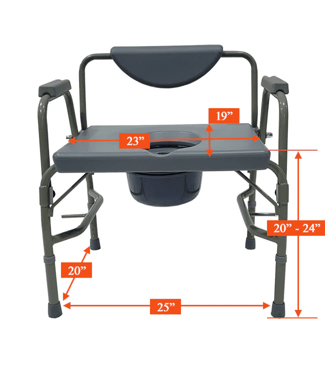 Heavy Duty Commode Chair - Image 4