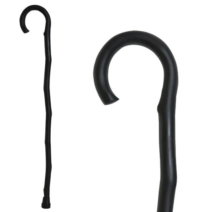 Natural Round Handle Wood Cane - Image 4