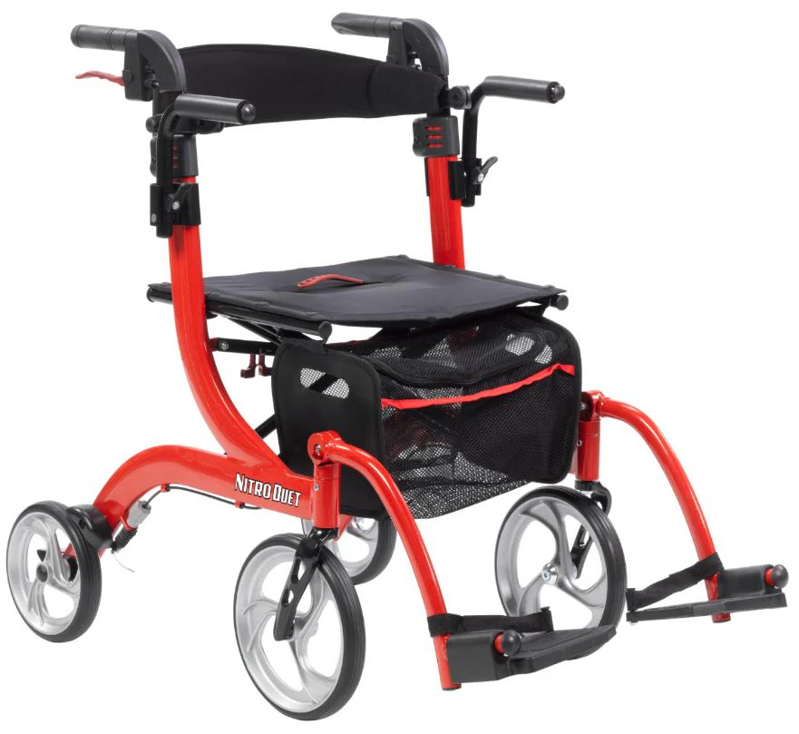 Nitro Duet 2 In 1 Walker/Transport Chair